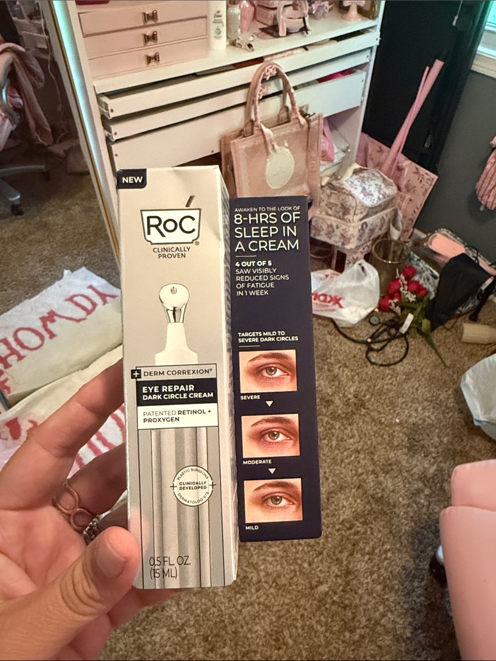 RoC Eye Repair Dark Circle Cream Primer - White/Silver